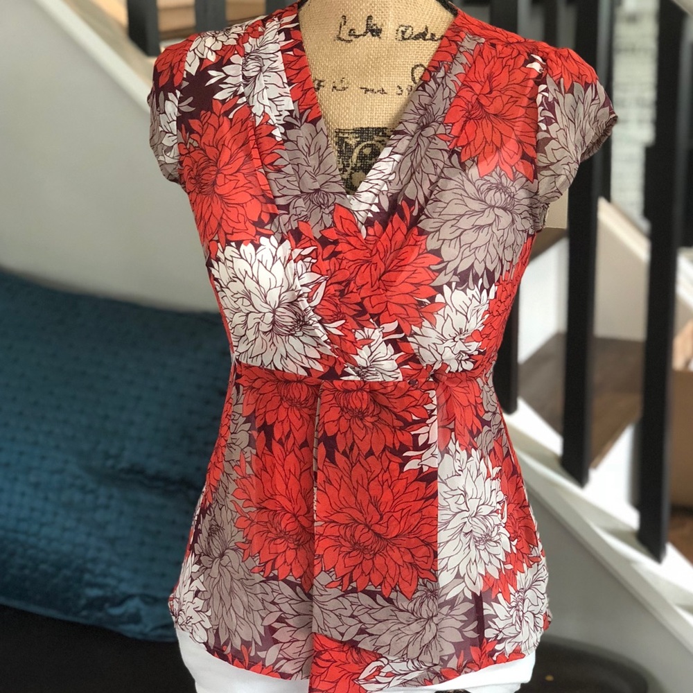 Banana Republic Floral Blouse NWT!